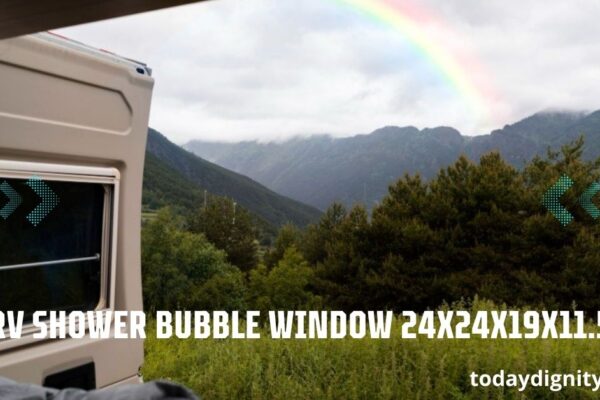 RV Shower Bubble Window 24x24x19x11.5